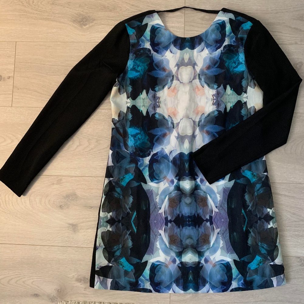 Keepsake The Label Printed Open Back Shift Dress - image 2